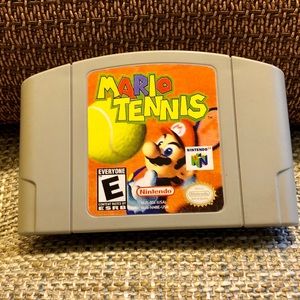 MARIO TENNIS N64 GAME!!